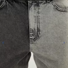 شلوار جین زنانه ال سی وایکیکی مدل اسلیم افکت مام استایل