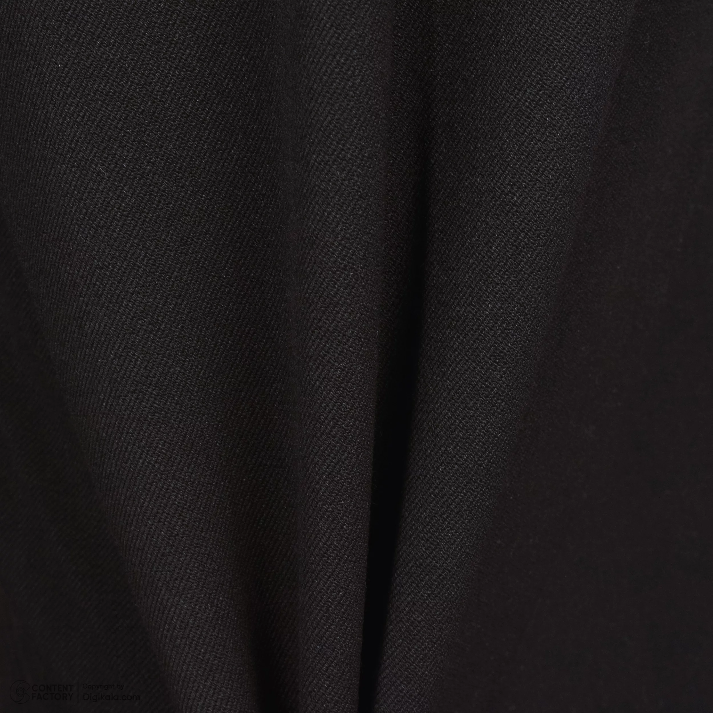 شلوار آزاد زنانه گره استایل مدل P-130 رنگ مشکی