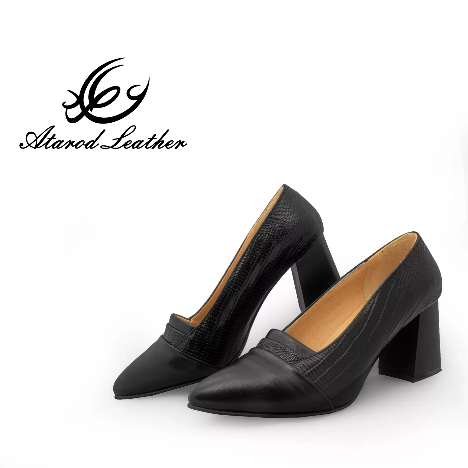 کفش زنانه چرم عطارد مدل چرم طبیعی کد SH300