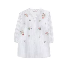 شومیز آستین سه ربع زنانه ال سی وایکیکی مدل K2387lp