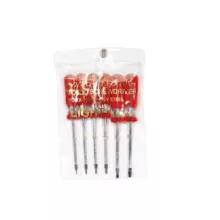 پیچ گوشتی ستاره ای لایت مدل TX_S600 بسته 6 عددی