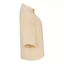 شومیز آستین سه ربع یقه برگردان زنانه السانا مدل سارال کد 224108 رنگ کرم