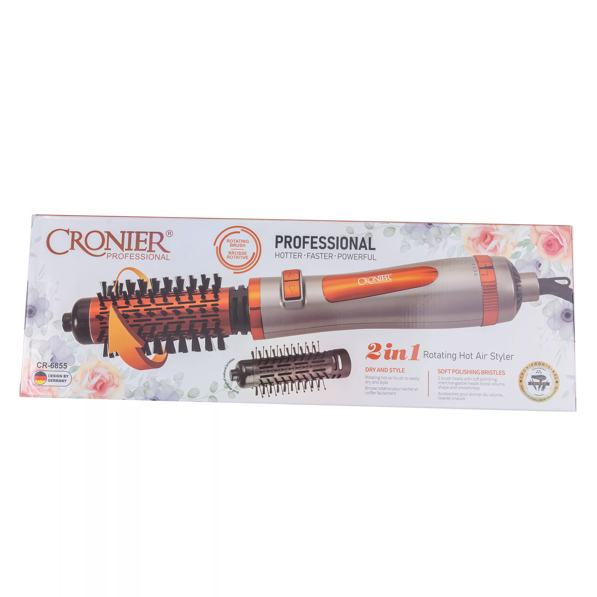 سشوار برسدار چرخشی کرونیر مدل CR-6855