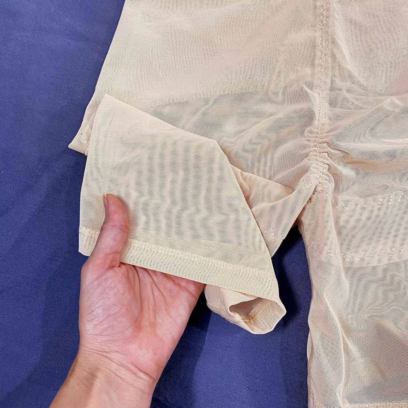 شورت گنی زنانه مدل X001Q رنگ کرم