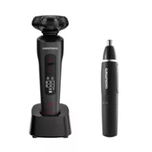 ماشین اصلاح موی صورت شارژی گروندیگ مدل MS 9130 به همراه مو زن گوش و بینی گروندیگ مدل MT 3810