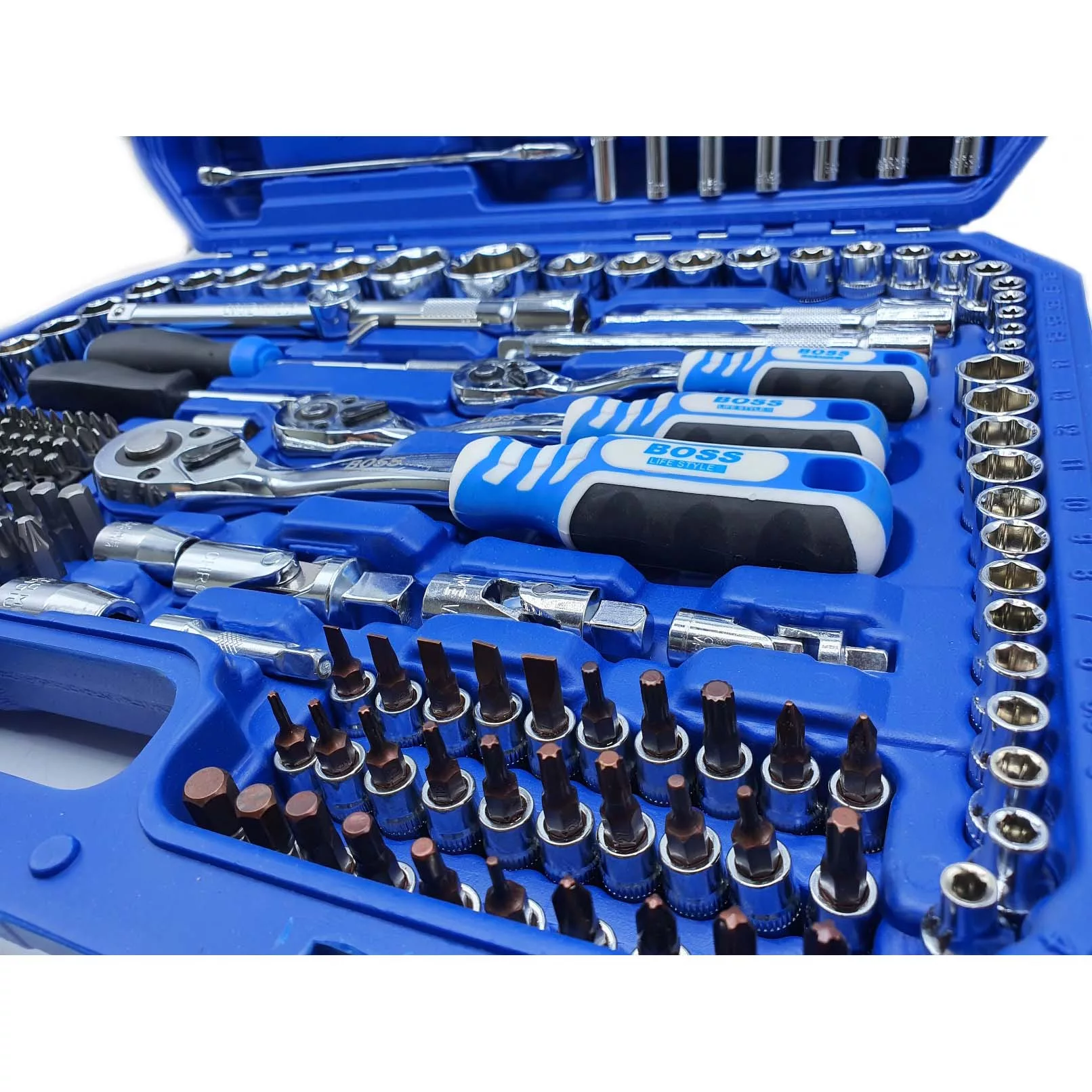 آچار بکس و جغجغه باس مدل LIFE_STYLE بسته 218 عددی