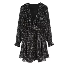 پیراهن یقه باز زنانه مدل دیبا