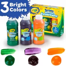 رنگ انگشتی 3 رنگ کرایولا مدل Washable کد 551311