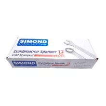 آچار یکسر تخت و یکسر رینگی سیموند مدل 6M-22M مجموعه 12 عددی