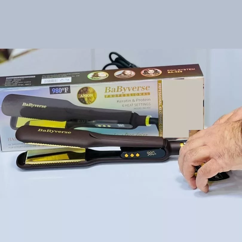اتو و حالت دهنده ی مو بیبیورس مدل BA-455A
