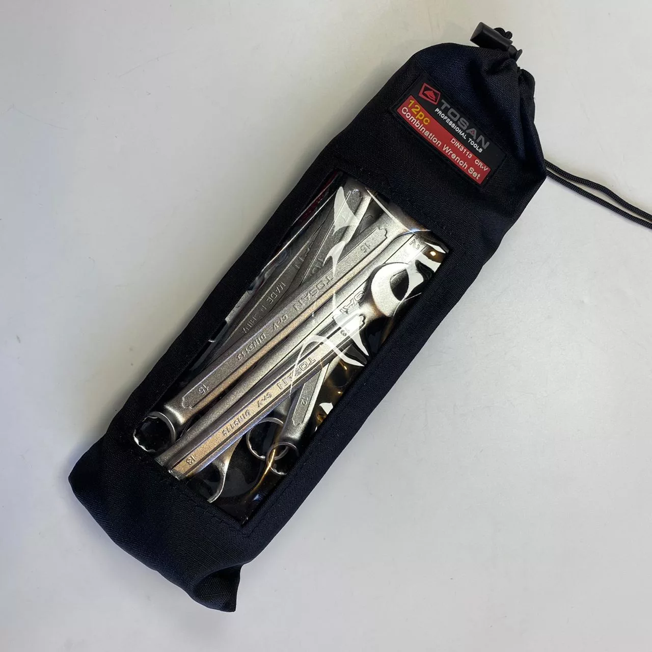 آچار یکسر تخت و یکسر رینگی توسن مدل T101-S12 مجموعه 12 عددی