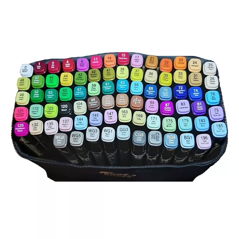 ماژیک راندو مدل دوطرفه 80PCS بسته 80 عددی