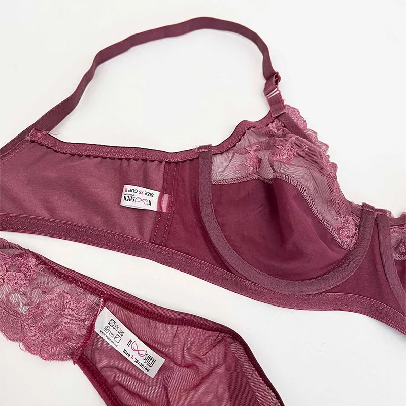 ست شورت و سوتین زنانه نوشه پوش مدل مخمل گیپور کد 81008