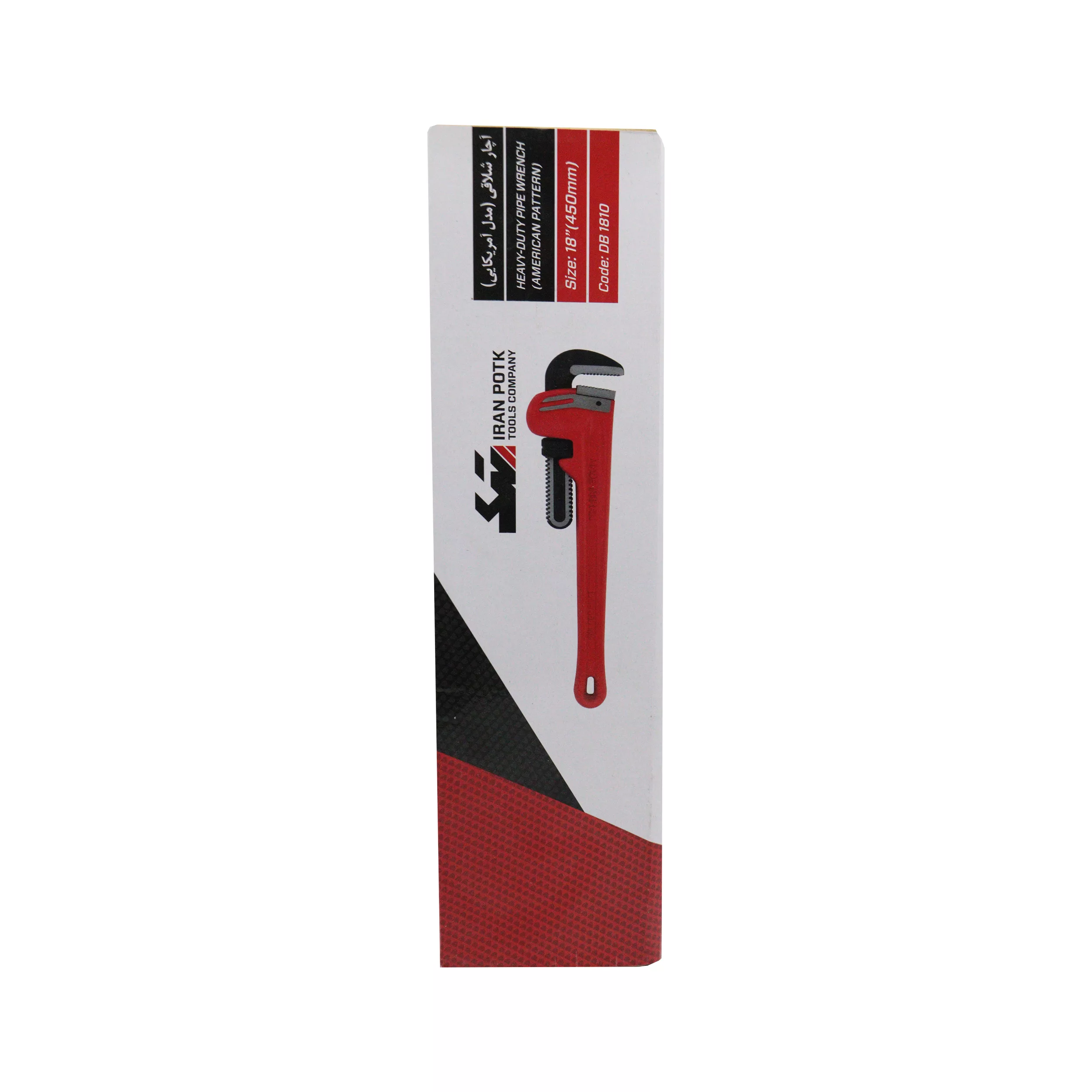 آچار شلاقی ایران پتک کد YP-DB1810-18INCH سایز 18اینچ