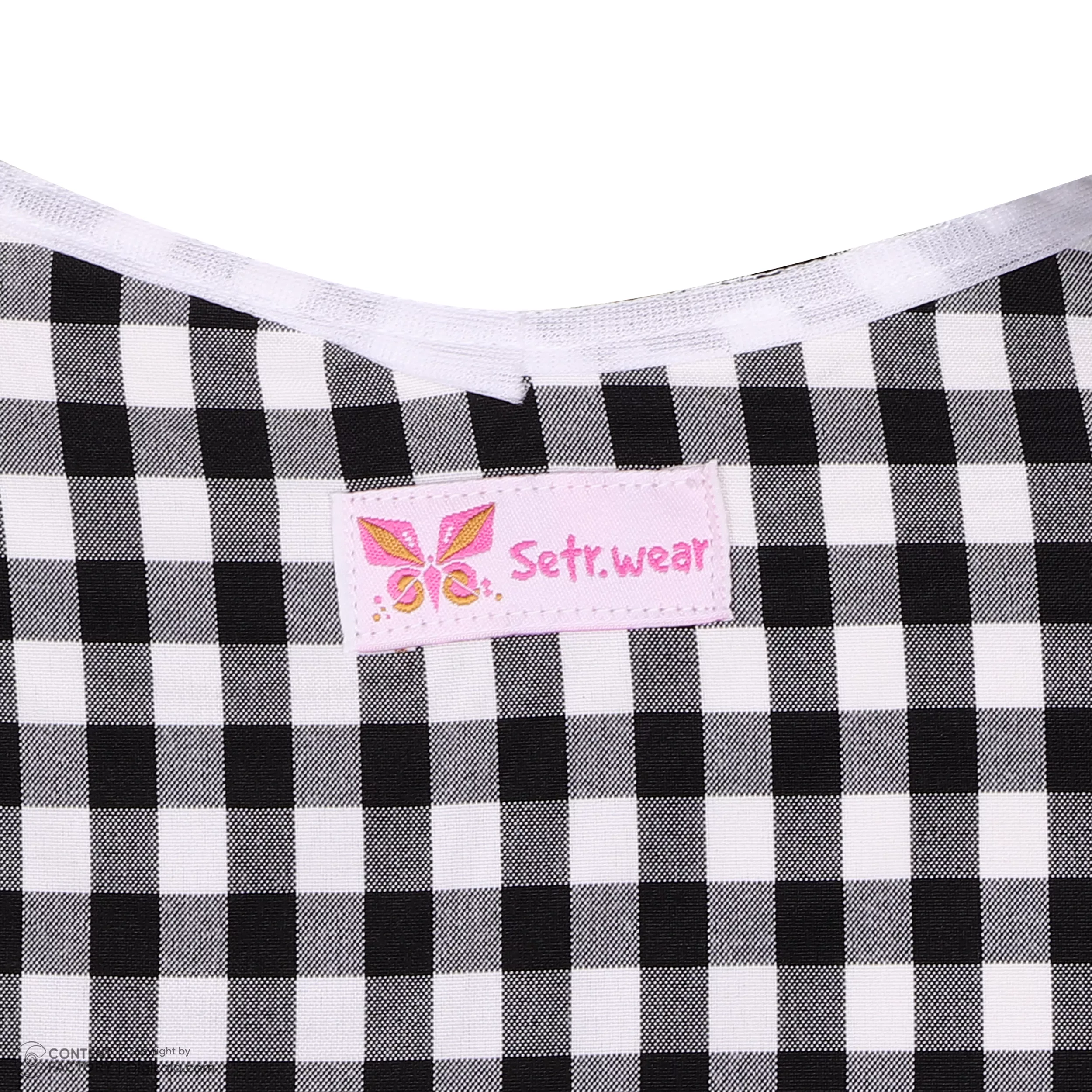 شومیز آستین سه ربع یقه گرد زنانه مدل دایا 020 رنگ مشکی