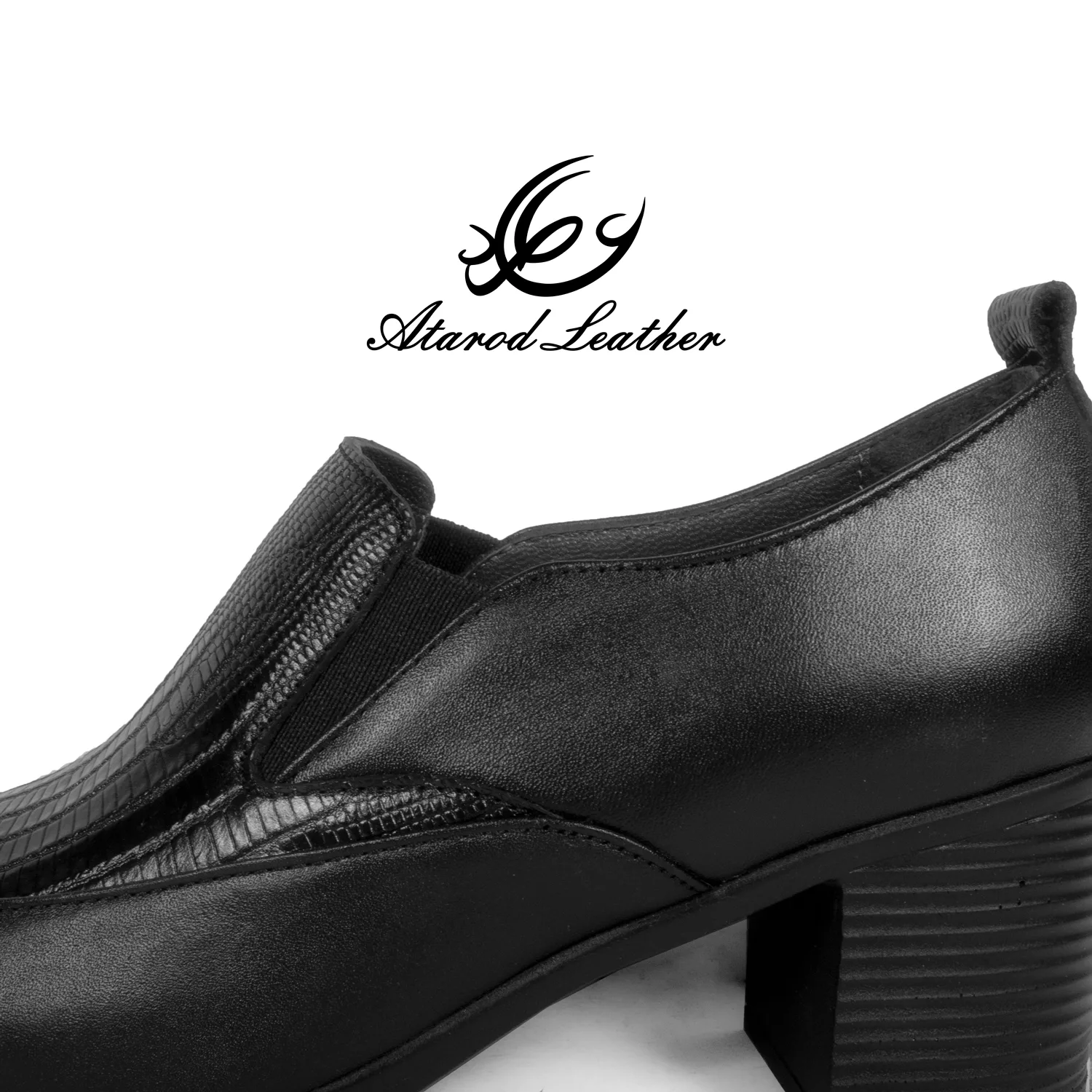 کفش زنانه چرم عطارد مدل چرم طبیعی کد SH255