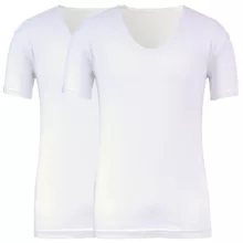 زیرپوش آستین دار مردانه آریان نخ باف مدل 1211 بسته دو عددی