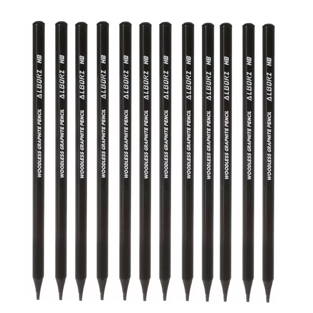 مداد مشکی البرز کد 23 بسته 144 عددی