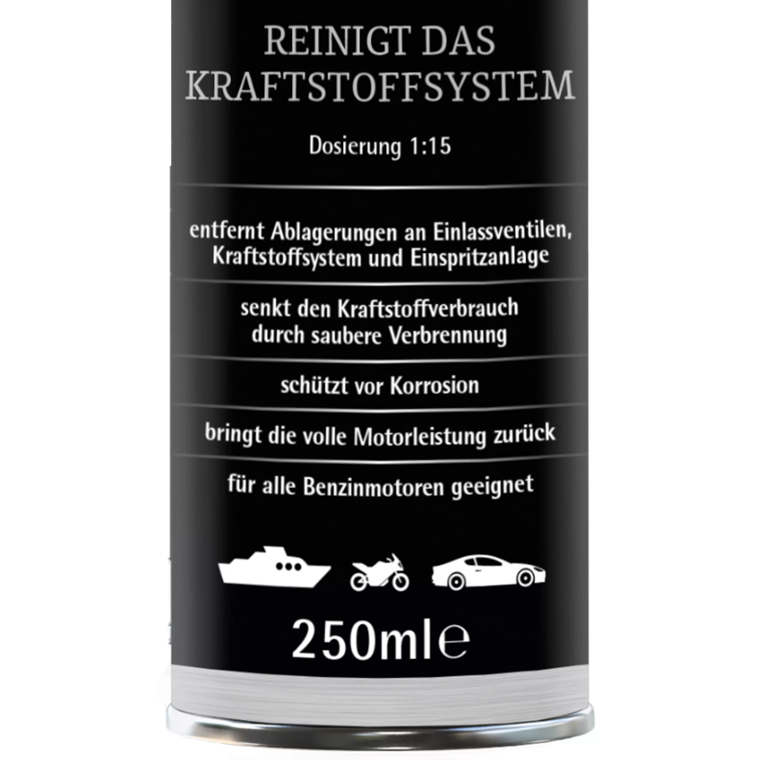 مکمل بنزین خودرو ای آر سی مدل تمیز کننده سیستم سوخت رسان و انژکتور کد 1100D025-20C4  حجم 250 میلی لیتر