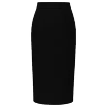 دامن راسته زنانه مدل YSN-27 رنگ مشکی