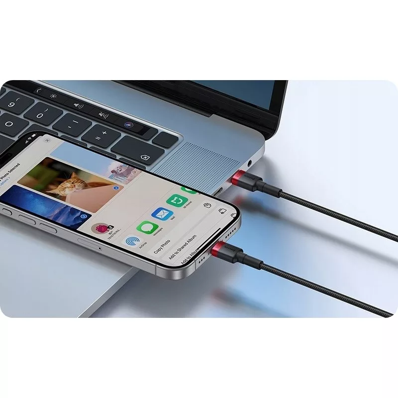 کابل USB-C بیسوس مدل B-2pcs طول 1 متر