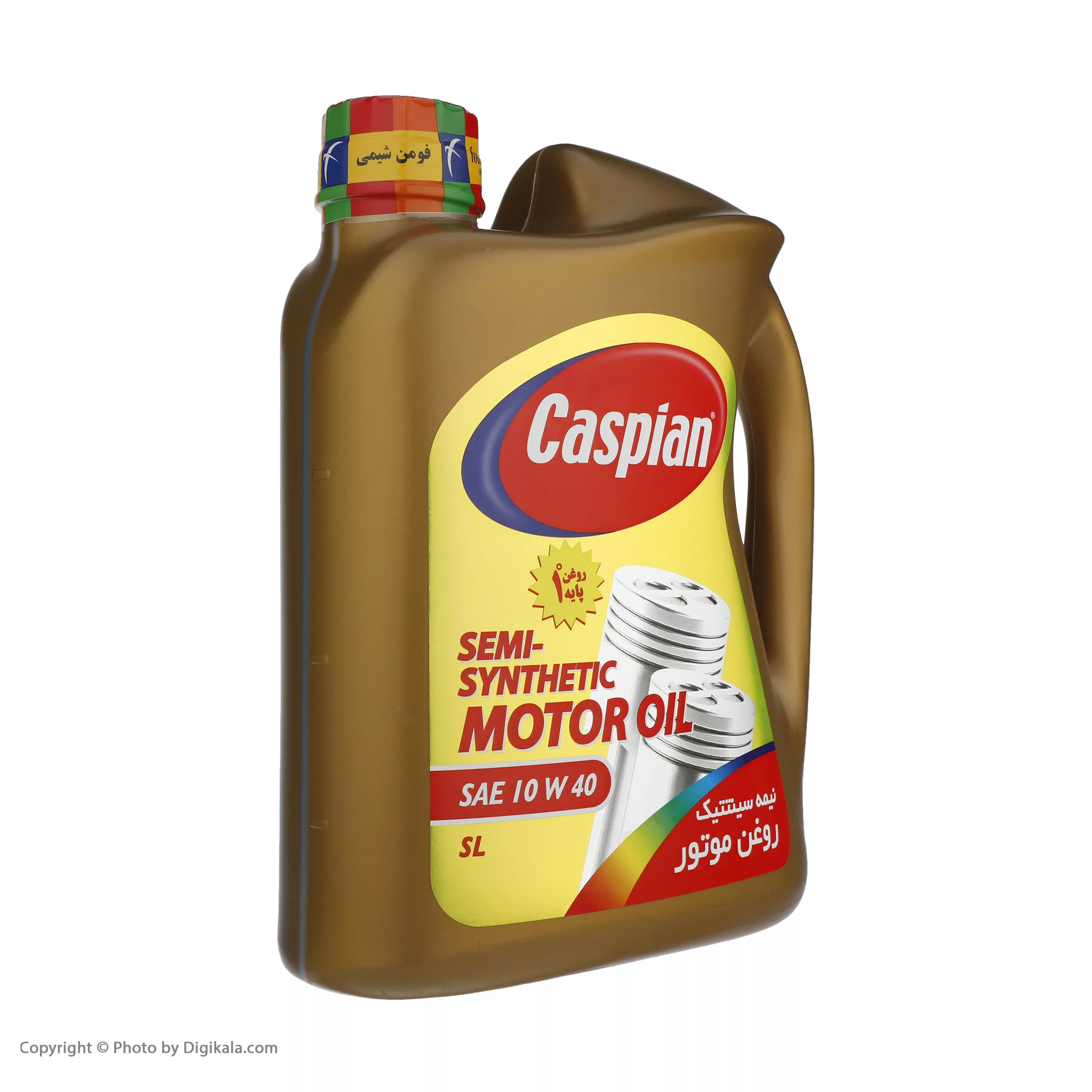 روغن موتور کاسپین مدل 10W-40 SL حجم 4 لیتر