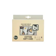 دستمال دست و صورت نوزاد بی بی بی مدل رنگین کمان 2 مجموعه 6 عددی