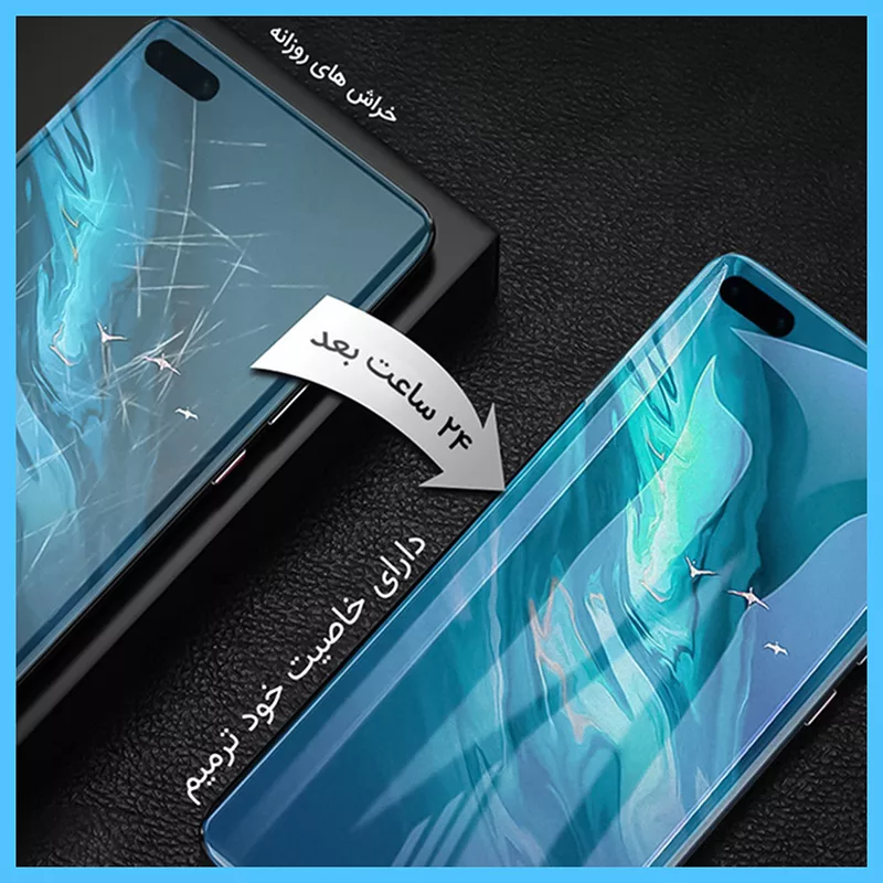 محافظ صفحه نمایش شفاف تکنو مدل Resistant مناسب برای گوشی موبایل سامسونگ Galaxy A56 به همراه محافظ پشت گوشی