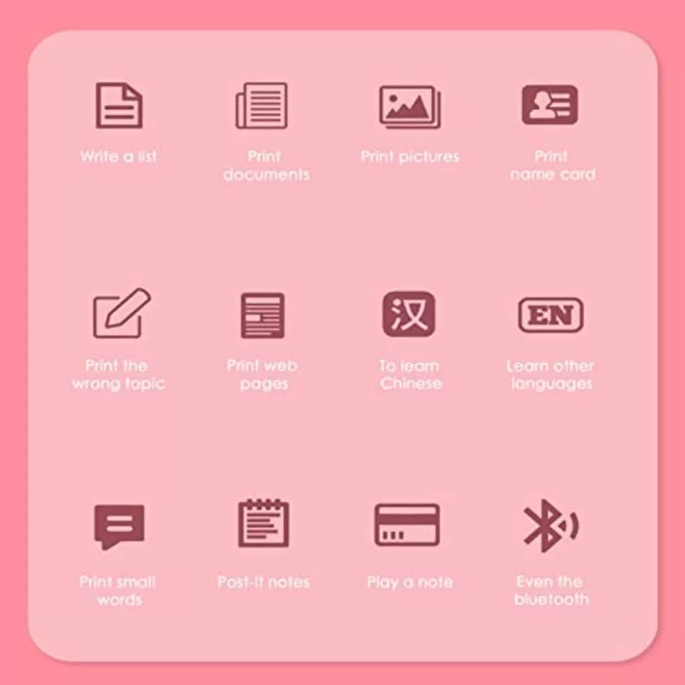 پرینتر لیبل زن ناب سل مدل پرتابل کد PIN02 به همراه سه عدد رول کاغذی