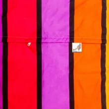 کاور تشک مهمان آدنو مدل Colored stripes کد CH41 یک نفره سایز 90x190 سانتی متر