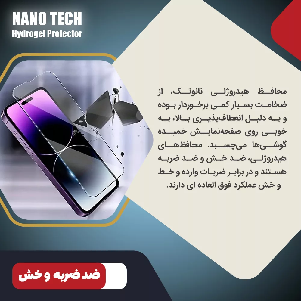 محافظ صفحه نمایش حریم شخصی نانو تک مدل Tough مناسب برای گوشی موبایل شیائومی 15