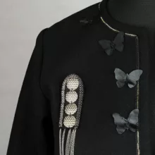 کت زنانه مدل فوتر پروانه کد AK1387