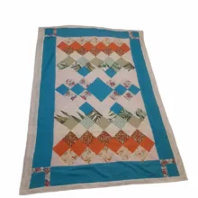 روتختی یک نفره مدل چهل تکه دست دوز سایز 175x125 سانتی‌متر