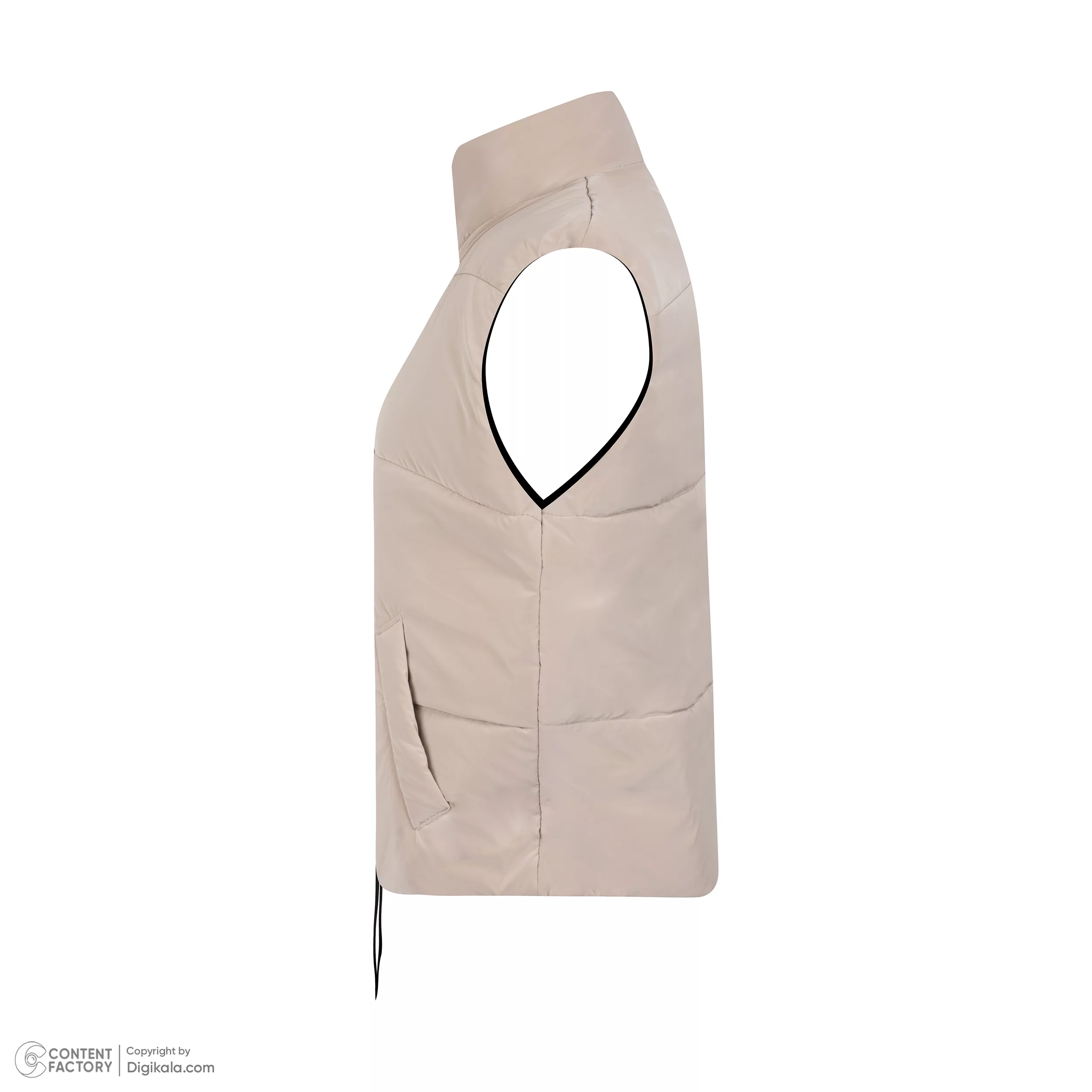 پافر زنانه سون پون مدل 225 رنگ کرم