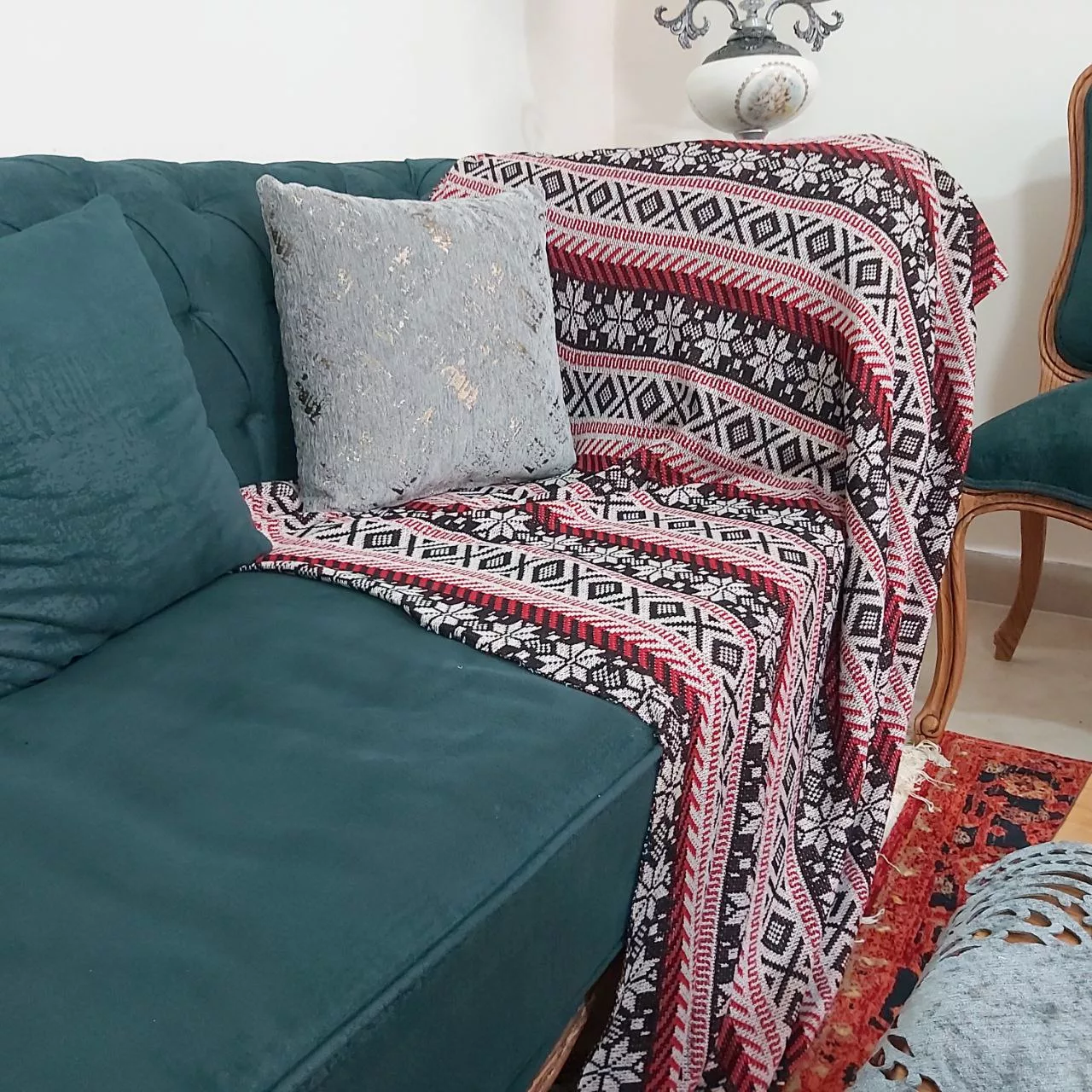 شال مبل مدل سرخ پوستی سایز  140*200  سانتی متر