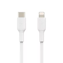 کابل تبدیل USB-C به لایتنینگ بلکین مدل CAA003bt1MWH Fast Charge به طول 1 متر