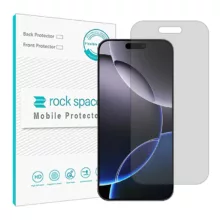محافظ صفحه نمایش شفاف راک اسپیس مدل Resistant مناسب برای گوشی موبایل اپل iPhone 16 Pro Max