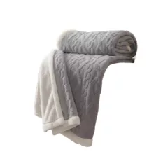 پتو 2 نفر مدل تدی سایز 220×200 سانتی‌متر