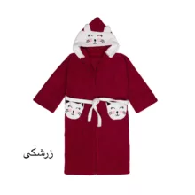 حوله پالتویی کودک هنرمند مدل cat سایز 110×100سانتی متر