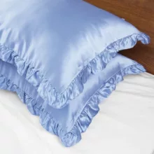 روبالشی مدل ساتن چین دار مجموعه 2 عددی