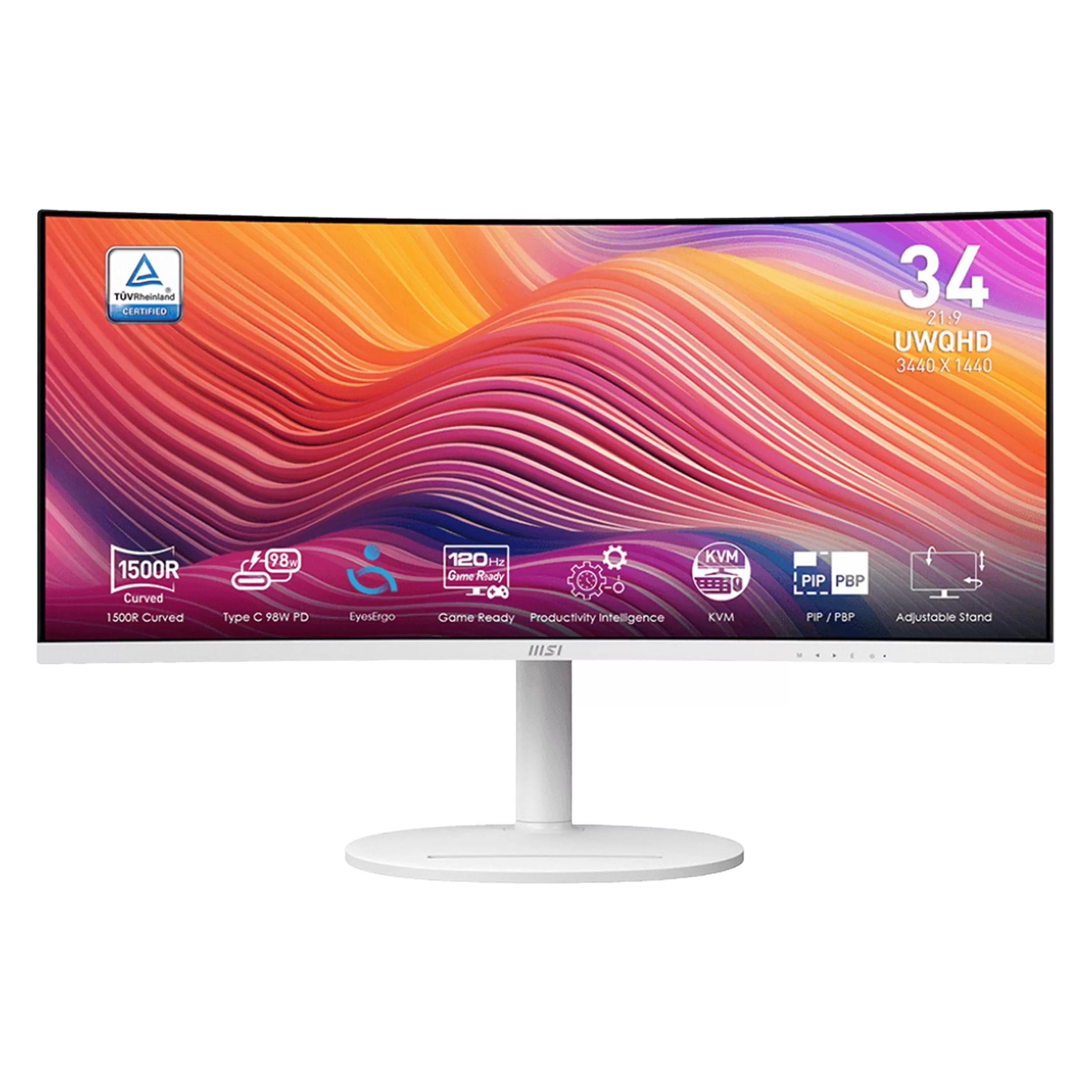 مانیتور 34 اینچ ام اس آی مدل Modern MD342CQPW