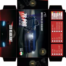 لامپ هدلایت خودرو اچ بی مدل z6 pro - h4 بسته 2 عددی