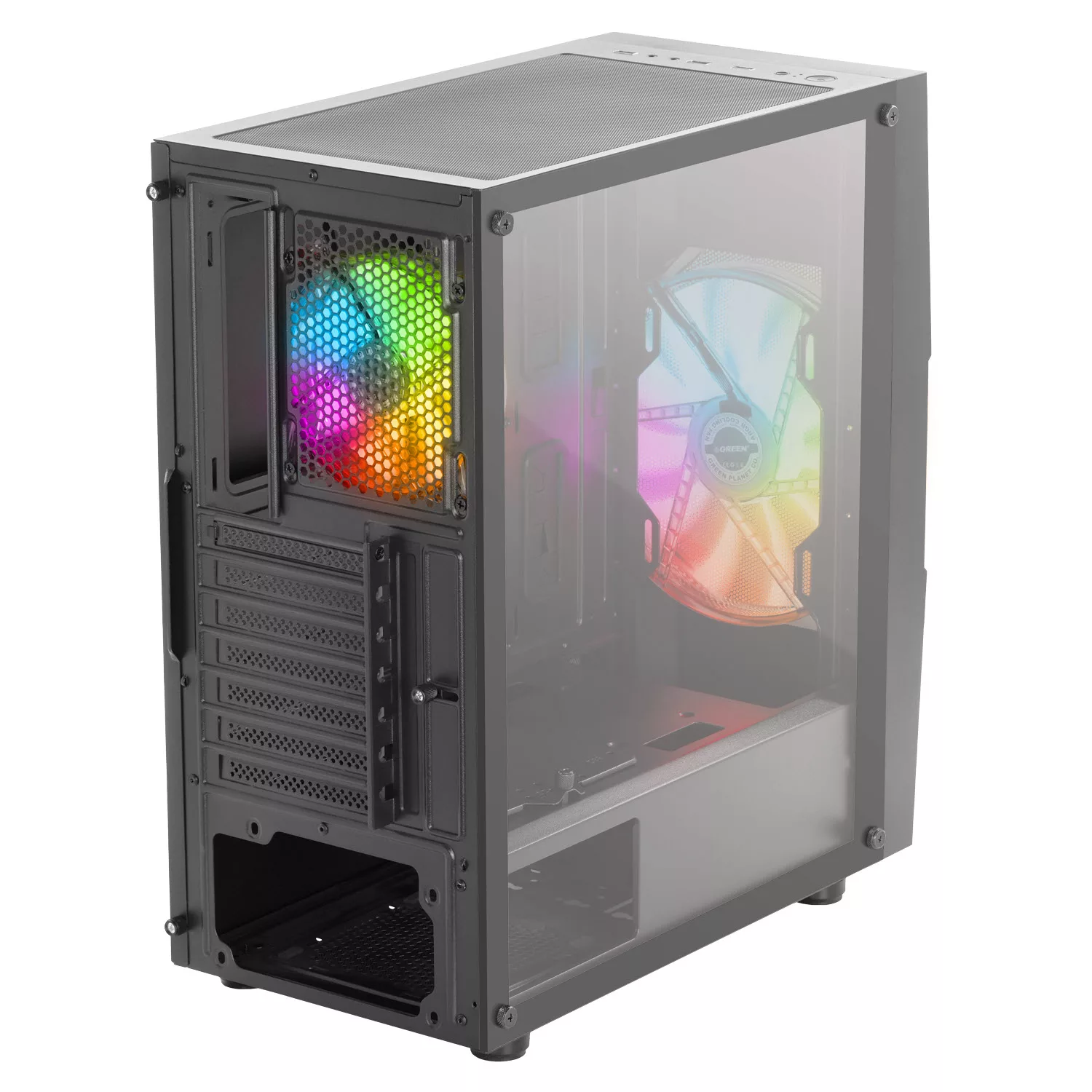 کیس کامپیوتر گیمینگ گرین مدل GRIFFIN G1