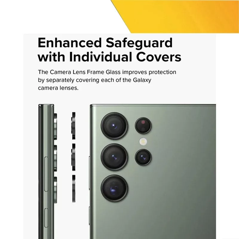 محافظ لنز دوربین بوف مدل HD-ColorLenz مناسب برای گوشی موبایل سامسونگ Galaxy S25 Ultra