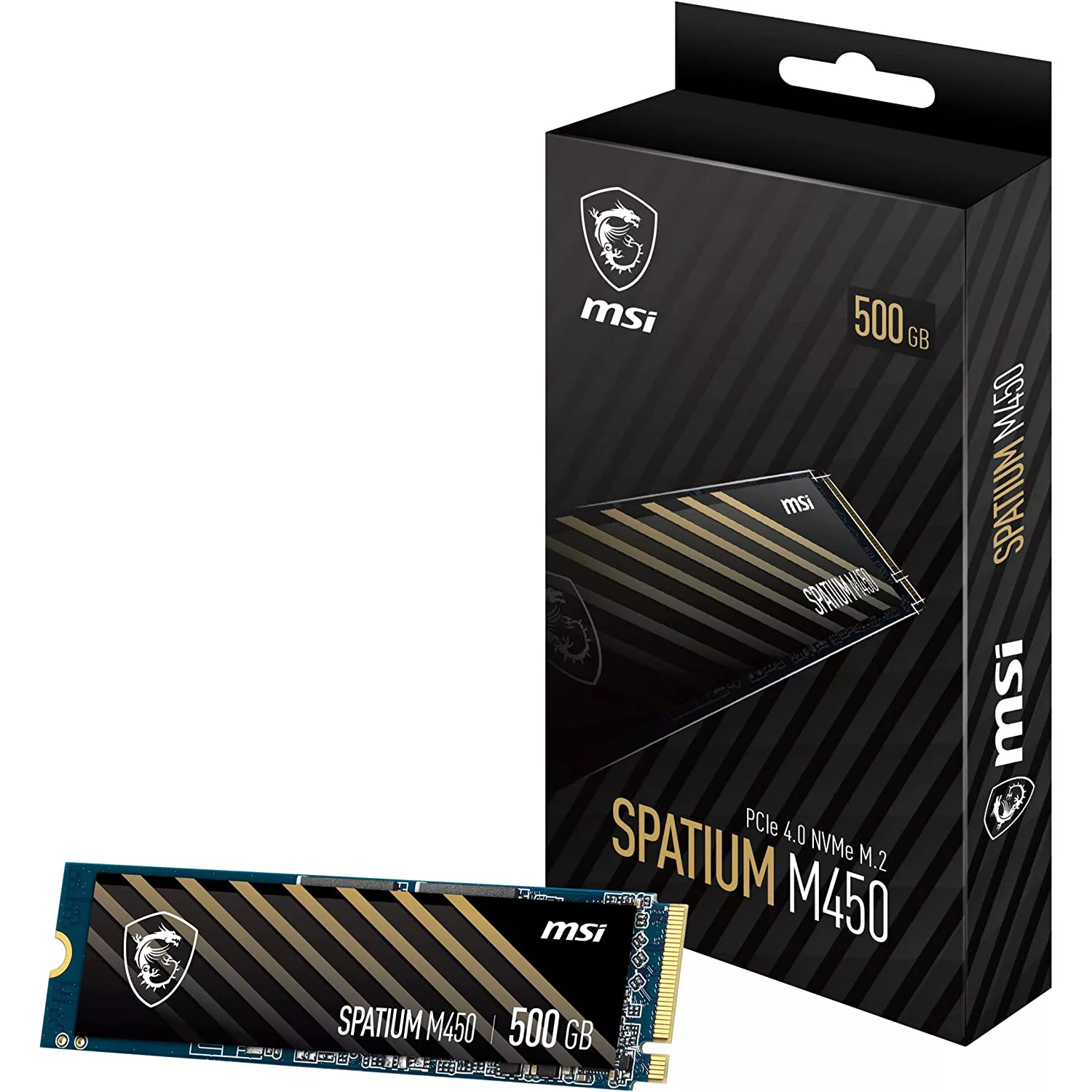 اس اس دی اینترنال PCIe 4.0 ام اس آی مدل SPATIUM M450 PCIe 4.0 NVMe M.2 ظرفیت 500 گیگابایت