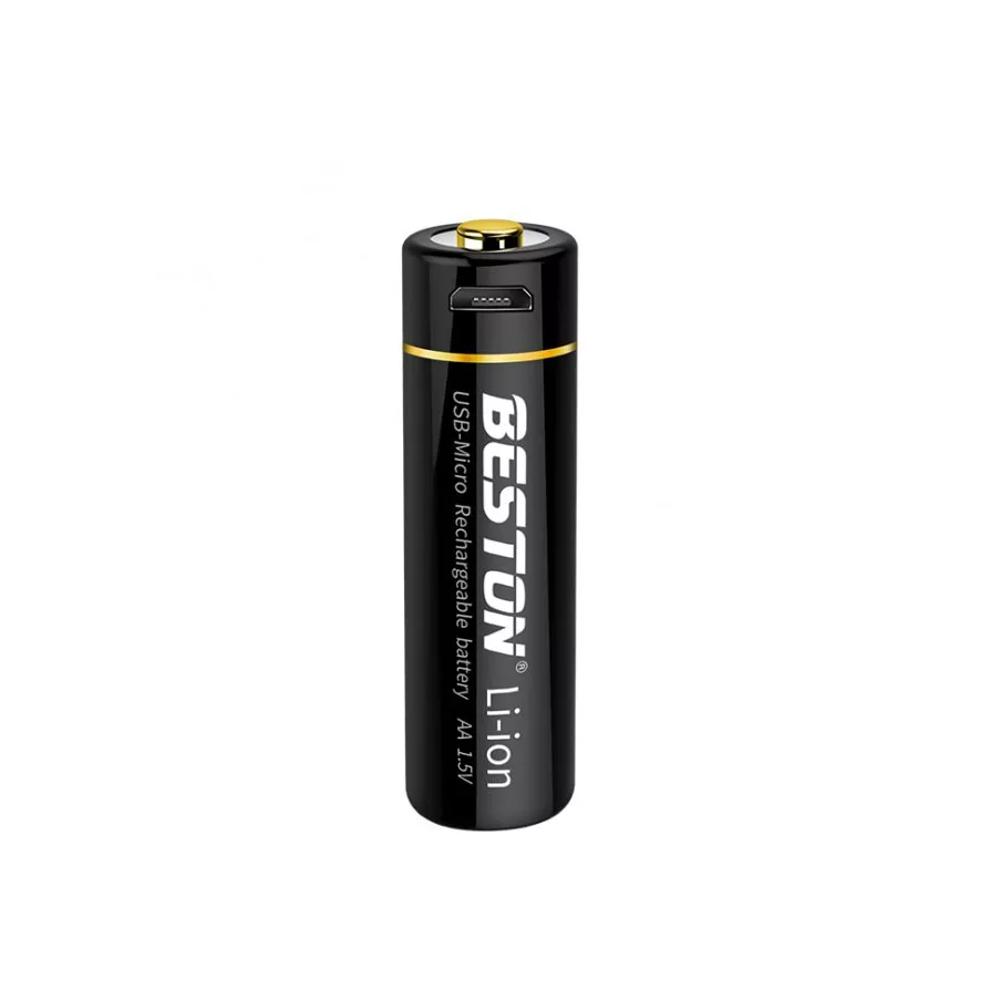 باتری قلمی قابل شارژ بستون مدل LION2800MAH کد میکرو USB بسته چهار عددی