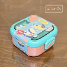ظرف غذا کودک تدمای مدل لانچ تایم 7 مجموعه 2 عددی