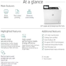پرینتر لیزری اچ‌پی مدل LaserJet Enterprise M611dn