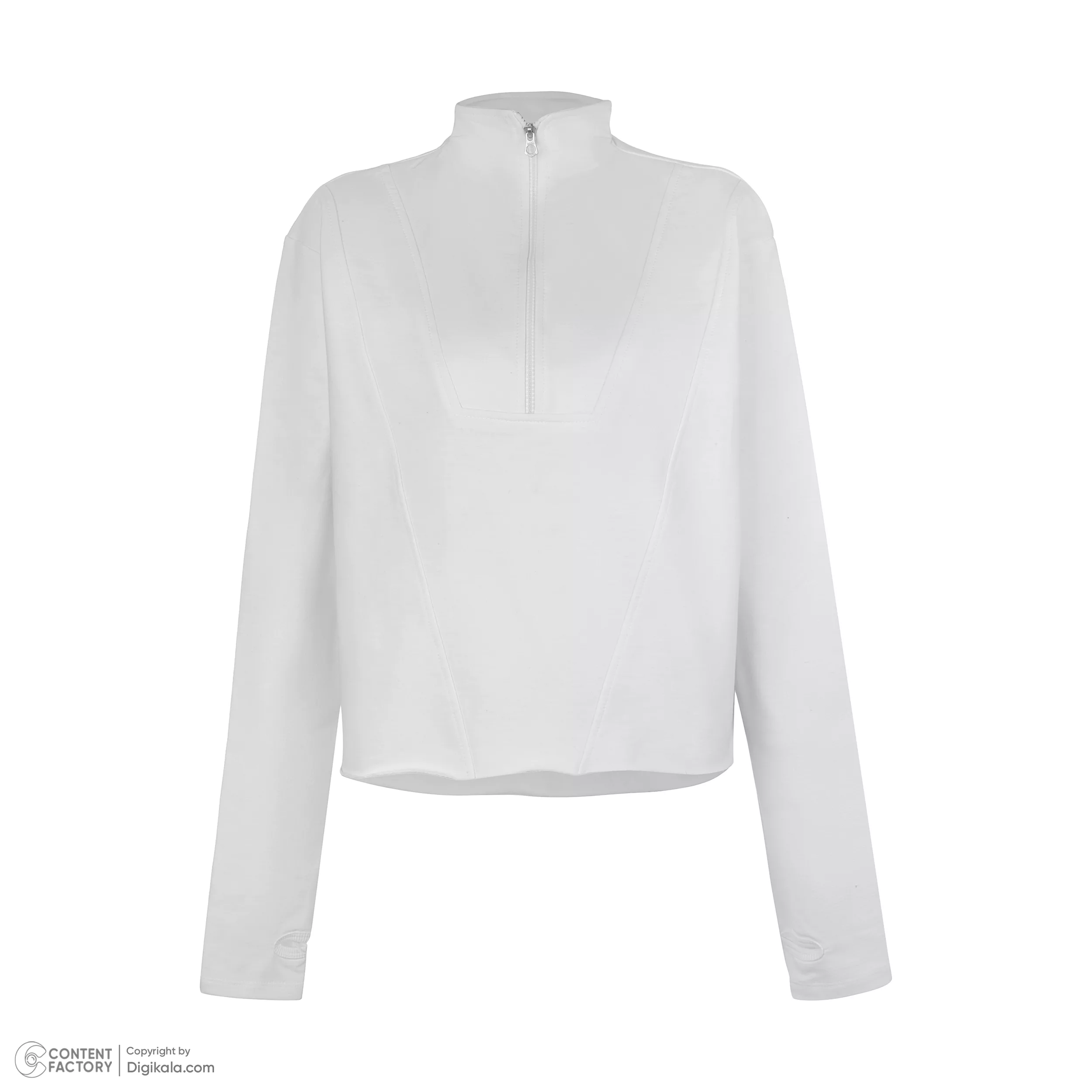 سویشرت زنانه پپا مدل Joah رنگ سفید