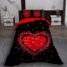 سرویس خواب 1 نفر 5 تکه مدل قلب بی انتها